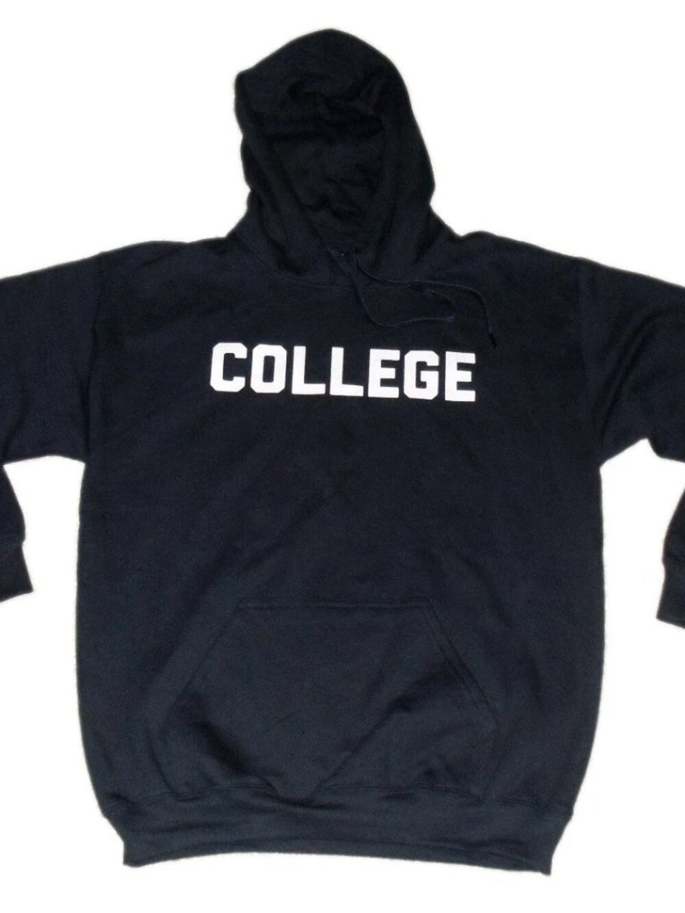 College Animal House Movie Mens Hoodie Sweatshirt Navy Blue White sz Medium New